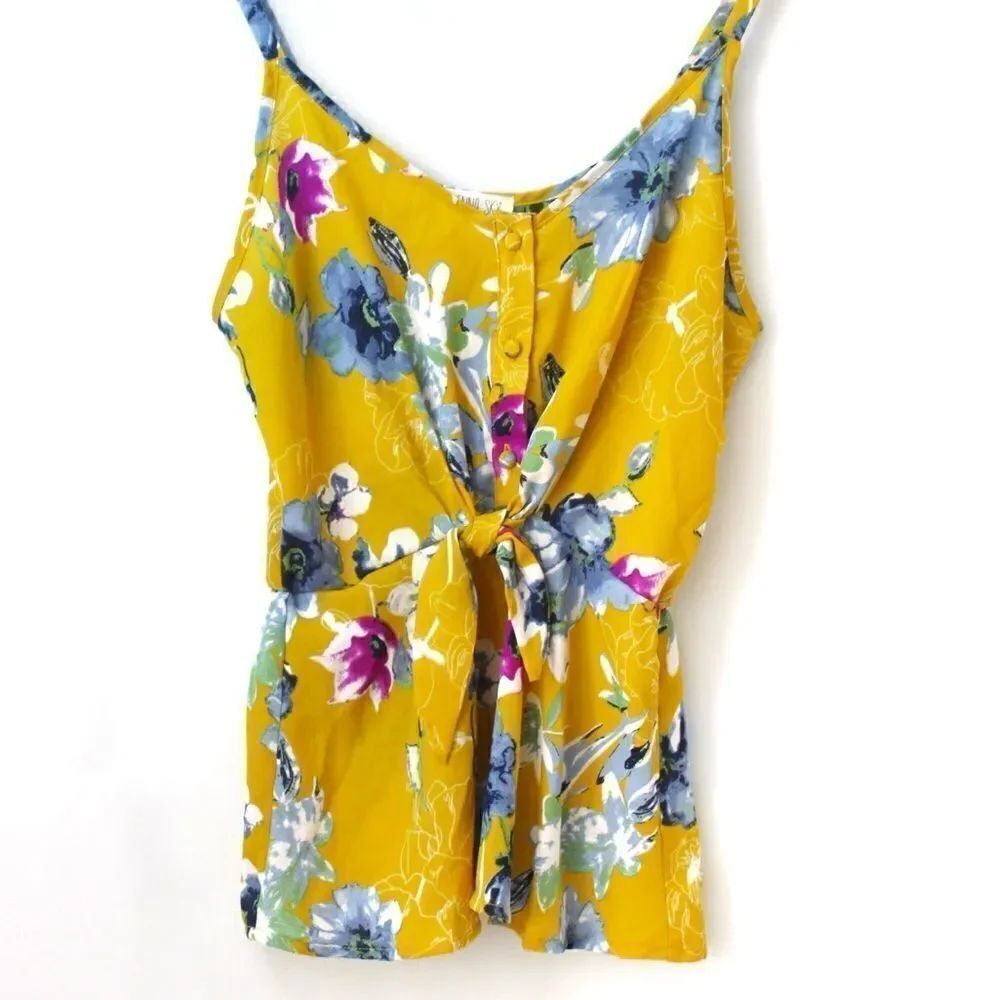 NWT Sienna Sky Sleeveless Blouse, Floral Top XS